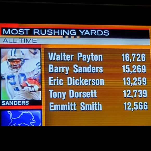 Detroit Lions Barry Sanders #20 Autographed Football Trading Card - Picture 5 of 5